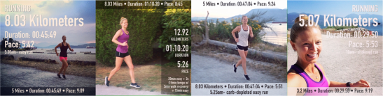 Monday am, Monday tempo, Tuesday am, Tuesday pm